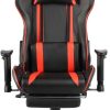 vidaXL Gaming-Stuhl PVC mit Fußstütze (20484-20489)schwarz/rot (20487) vidaXL Gaming-Stuhl PVC mit Fußstütze (20484-20489)