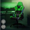 ML-Design Gaming Stuhl mit RGB & Bluetooth-Lautsprecherschwarz/grün ML-Design Gaming Stuhl mit RGB & Bluetooth-Lautsprecher